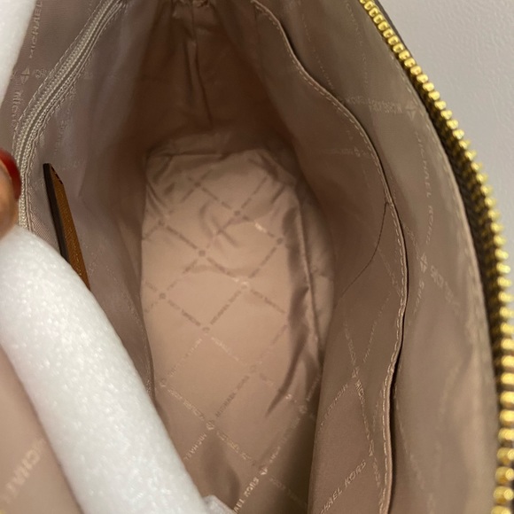 Michael Kors Cindy Floral Satchel - Picture 8 of 8